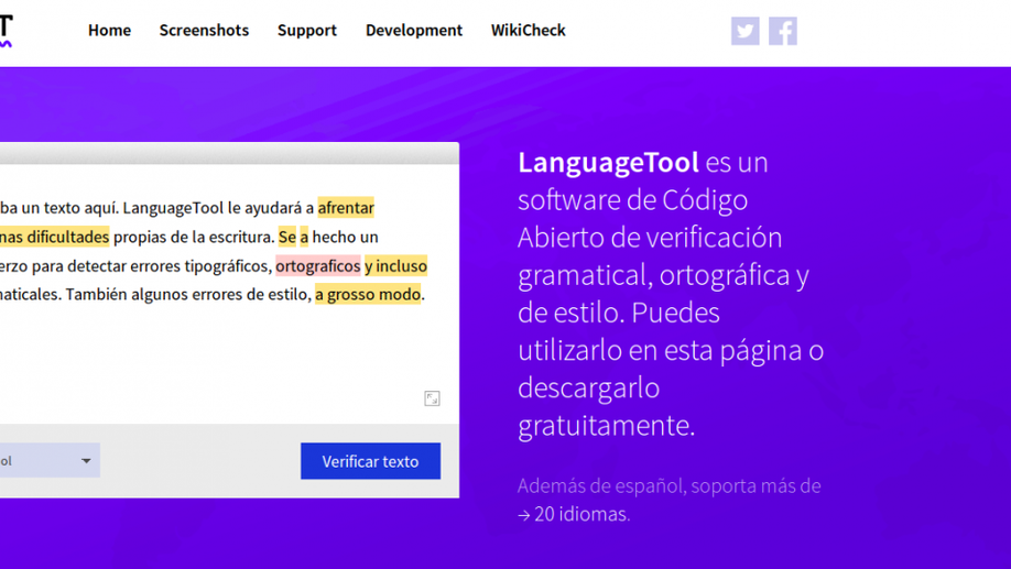 LanguageTool, corrector gramatical y de estilo