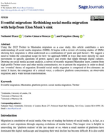 Eventful migration: Rethinking social media migration with help from Elon Musk’s sink